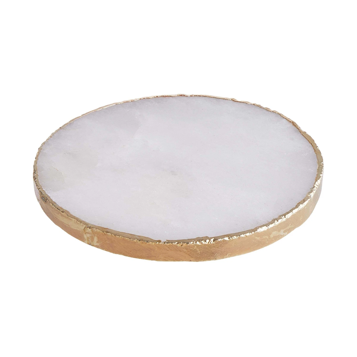 4x Edelsteinuntersetzer Ø11cm CRYSTAL In Weiß-Gold 2 4x Edelsteinuntersetzer Ø11cm CRYSTAL In Weiß-Gold