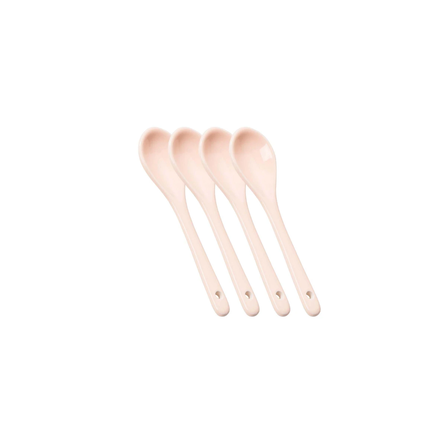 4x Eierlöffel Glänzend SPHERE In Hellrosa 3 4x Eierlöffel Glänzend SPHERE In Hellrosa