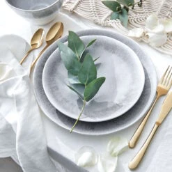 4x Frühstücksteller Ø23cm ATLANTIS In Grau -Angebote Butlers Store butlers 4x fruhstucksteller o23cm atlantis in grau 9