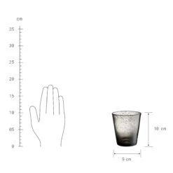 4x Gläser Mit Luftblasen 290ml WATER COLOUR In Grau -Angebote Butlers Store butlers 4x glaser mit luftblasen 290ml water colour in grau 2