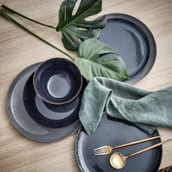 4x Pastateller Ø22cm NATIVE In Dunkelblau 19 4x Pastateller Ø22cm NATIVE In Dunkelblau -Angebote Butlers Store butlers 4x pastateller o22cm native in dunkelblau 8