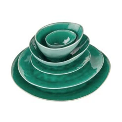 4x Schale 600ml DE LA ROYA In Dunkelgrün 12 4x Schale 600ml DE LA ROYA In Dunkelgrün -Angebote Butlers Store butlers 4x schale 600ml de la roya in dunkelgrun 4