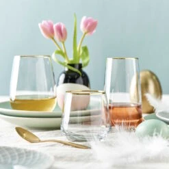 6x Gläser Mit Goldrand 590ml TOUCH OF GOLD In Transparent -Angebote Butlers Store butlers 6x glaser mit goldrand 590ml touch of gold in transparent 4