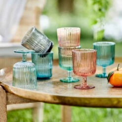 6x Gläser Mit Rillen 250ml CHELSEA In Pastellorange -Angebote Butlers Store butlers 6x glaser mit rillen 250ml chelsea in pastellorange 4