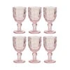 6x Weingläser 230ml VICTORIAN In Rosa -Angebote Butlers Store butlers 6x weinglaser 230ml victorian in rosa