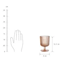 6x Weingläser Mit Rillen 250ml CHELSEA In Pastellorange -Angebote Butlers Store butlers 6x weinglaser mit rillen 250ml chelsea in pastellorange 3