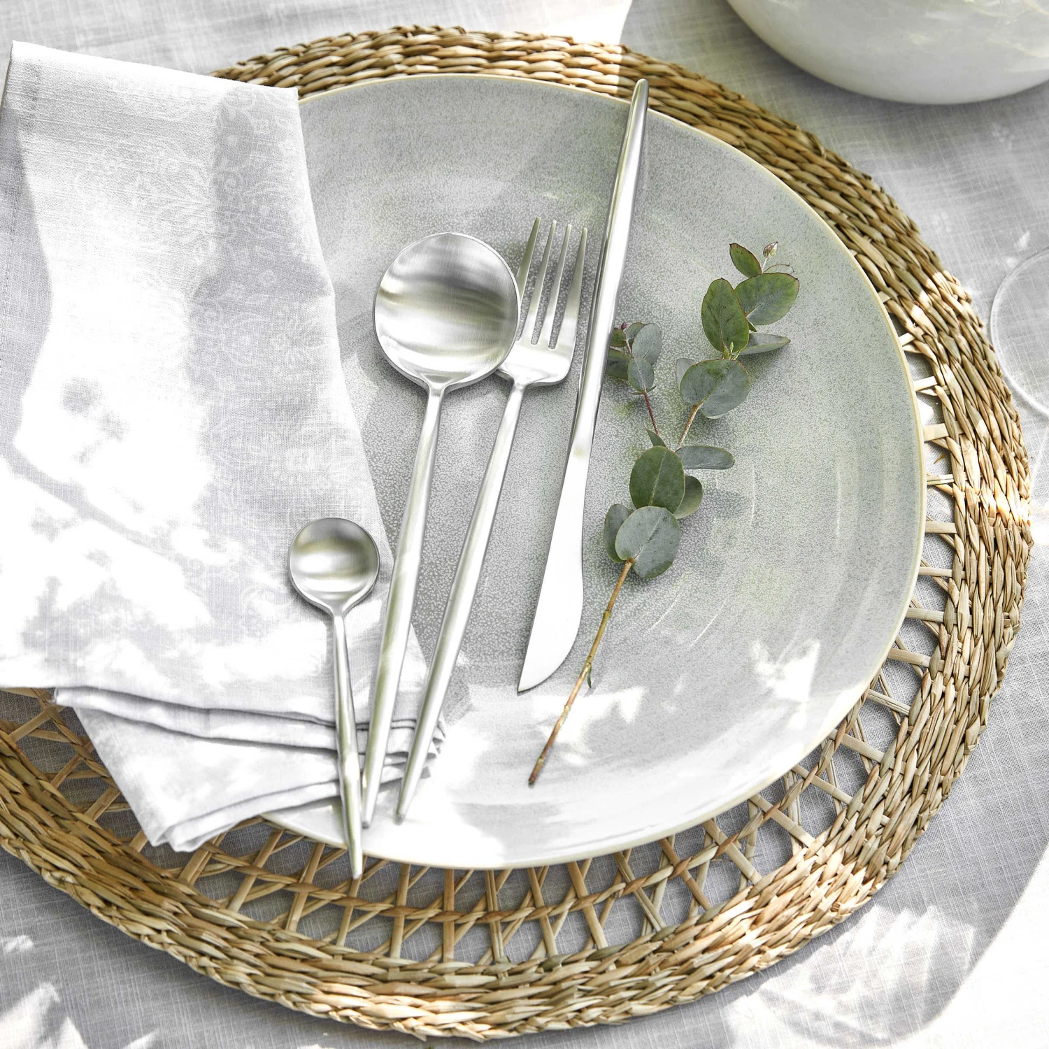 Besteck-Set 4-tlg. Matt STILETTO In Silber 9 Besteck-Set 4-tlg. Matt STILETTO In Silber – Bild 7