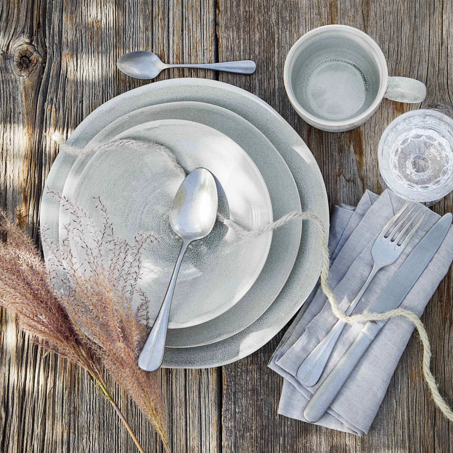 Besteck-Set 4-tlg. Matt STILETTO In Silber 10 Besteck-Set 4-tlg. Matt STILETTO In Silber – Bild 8