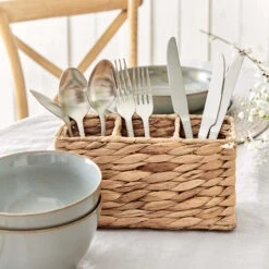 Besteckkorb L 23 X B 10cm RUSH ROPE In Natur -Angebote Butlers Store butlers besteckkorb l 23 x b 10cm rush rope in natur 1