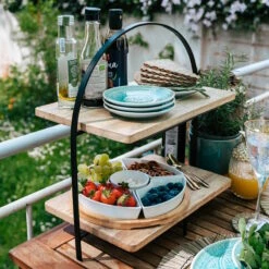 Etagere 2-stufig Höhe 45cm MANGO DAYS In Braun -Angebote Butlers Store butlers etagere 2 stufig hohe 45cm mango days in braun 6