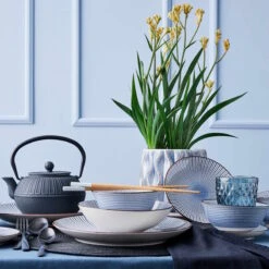 Geschirr-Set 12-tlg. DIM SUM In Blau-Weiß -Angebote Butlers Store butlers geschirr set 12 tlg dim sum in blau weiss 11