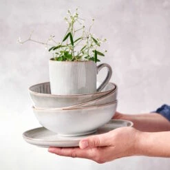 Angebote Butlers Store -Angebote Butlers Store butlers geschirr set 12 tlg henley in grau 1