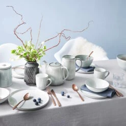 Geschirr-Set 12-tlg. HENLEY In Grau -Angebote Butlers Store butlers geschirr set 12 tlg henley in grau 13