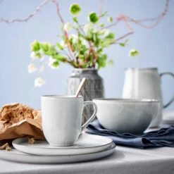 Geschirr-Set 12-tlg. HENLEY In Grau -Angebote Butlers Store butlers geschirr set 12 tlg henley in grau 14