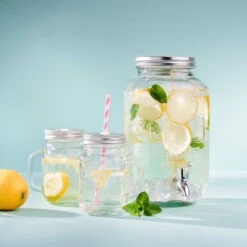 Getränkespender 3,5 L REFRESH In Transparent -Angebote Butlers Store butlers getrankespender 3 5 l refresh in transparent 10