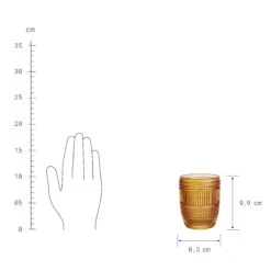 Glas 250ml FIRENZE In Orange -Angebote Butlers Store butlers glas 250ml firenze in orange 2