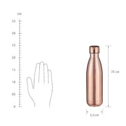Isolierflasche 500 Ml TO GO In Roségold -Angebote Butlers Store butlers isolierflasche 500 ml to go in rosegold 2