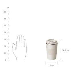 Kaffeebecher 380ml TO GO In Beige -Angebote Butlers Store butlers kaffeebecher 380ml to go in beige 2
