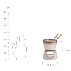 Mini-Fondue Mit 2 Gabeln AU CHOCOLAT In Beige -Angebote Butlers Store butlers mini fondue mit 2 gabeln au chocolat in beige 2