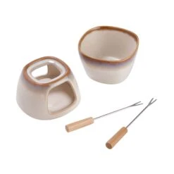 Mini-Fondue Mit 2 Gabeln AU CHOCOLAT In Beige -Angebote Butlers Store butlers mini fondue mit 2 gabeln au chocolat in beige 4