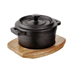 Mini-Serviertopf Mit Holzuntersetzer L 14 X B 11cm HOT IRON In Schwarz 13 Mini-Serviertopf Mit Holzuntersetzer L 14 X B 11cm HOT IRON In Schwarz -Angebote Butlers Store butlers mini serviertopf mit holzuntersetzer l 14 x b 11cm hot iron in schwarz 3