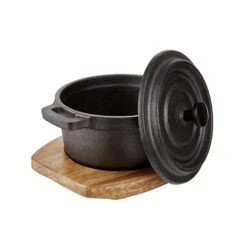 Mini-Serviertopf Mit Holzuntersetzer L 14 X B 11cm HOT IRON In Schwarz 14 Mini-Serviertopf Mit Holzuntersetzer L 14 X B 11cm HOT IRON In Schwarz -Angebote Butlers Store butlers mini serviertopf mit holzuntersetzer l 14 x b 11cm hot iron in schwarz 4