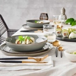 Pastateller Ø21,5cm NATIVE In Grau -Angebote Butlers Store butlers pastateller o21 5cm native in grau 8