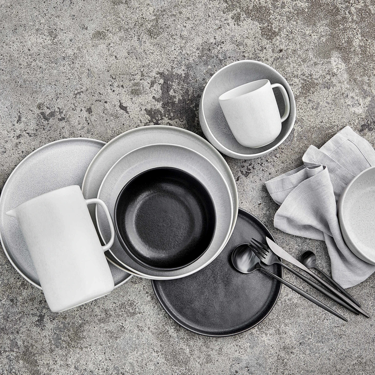 Pastateller Ø23cm CASA NOVA In Schwarz 4 Pastateller Ø23cm CASA NOVA In Schwarz – Bild 2