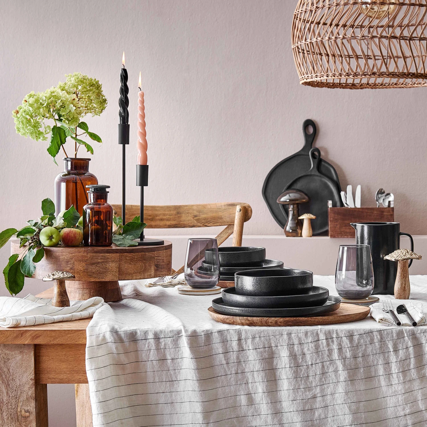 Pastateller Ø23cm CASA NOVA In Schwarz 13 Pastateller Ø23cm CASA NOVA In Schwarz – Bild 11