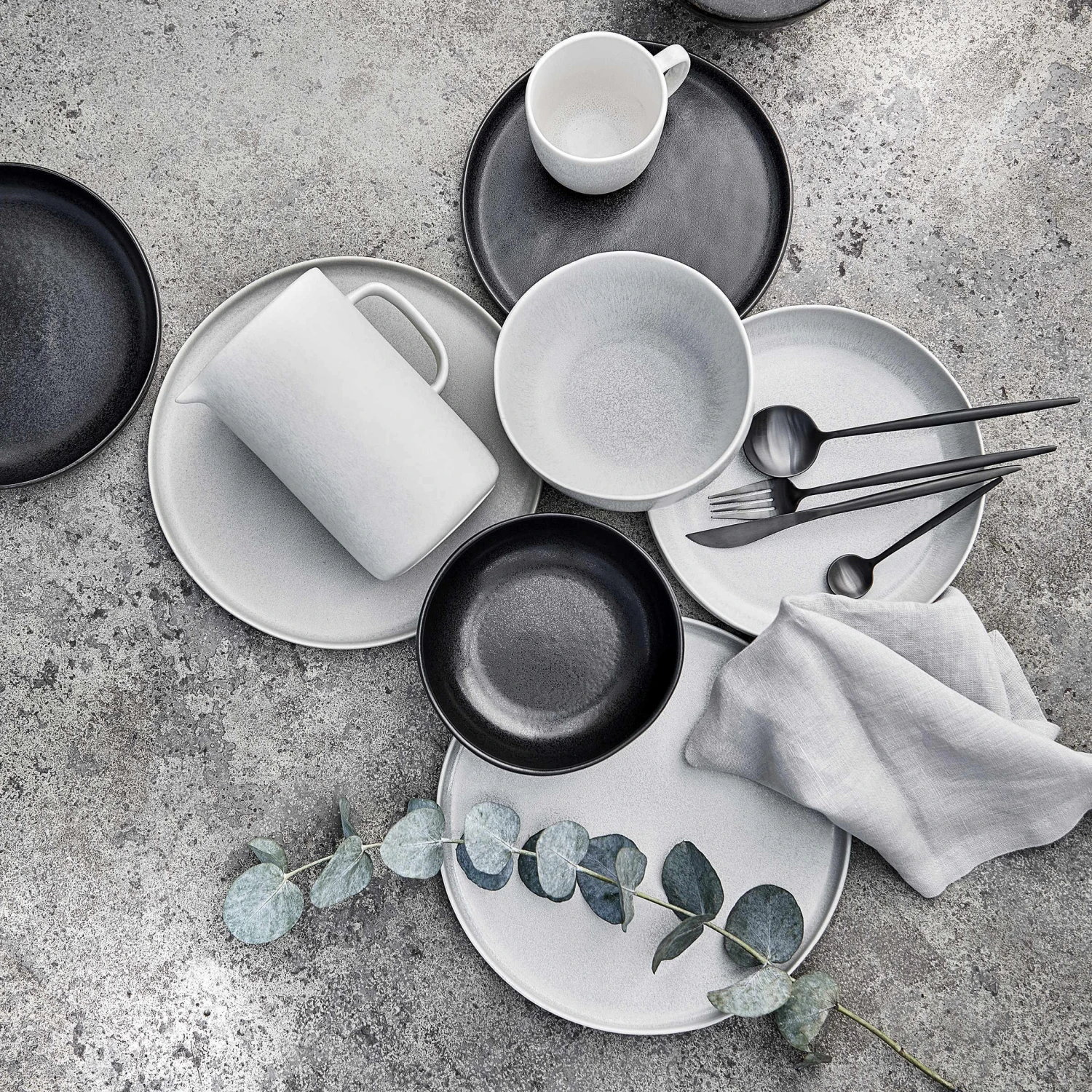 Pastateller Ø23cm CASA NOVA In Schwarz 10 Pastateller Ø23cm CASA NOVA In Schwarz – Bild 8