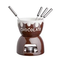 Schokoladenfondue 6-tlg. CHOCOLATE LOVE In Dunkelbraun -Angebote Butlers Store butlers schokoladenfondue 6 tlg chocolate love in dunkelbraun 2