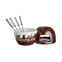 Schokoladenfondue 6-tlg. CHOCOLATE LOVE In Dunkelbraun -Angebote Butlers Store butlers schokoladenfondue 6 tlg chocolate love in dunkelbraun 5