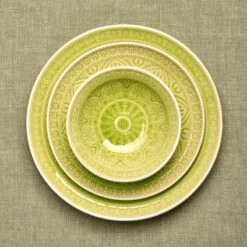 Teller Ø25cm SUMATRA In Hellgrün -Angebote Butlers Store butlers teller o25cm sumatra in hellgrun 2