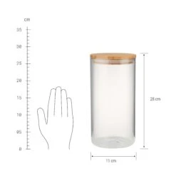 Vorratsglas 2300ml WOODLOCK In Transparent -Angebote Butlers Store butlers vorratsglas 2300ml woodlock in transparent 2