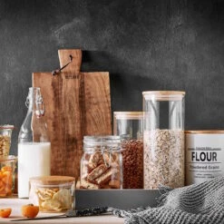 Vorratsglas 2300ml WOODLOCK In Transparent -Angebote Butlers Store butlers vorratsglas 2300ml woodlock in transparent 5